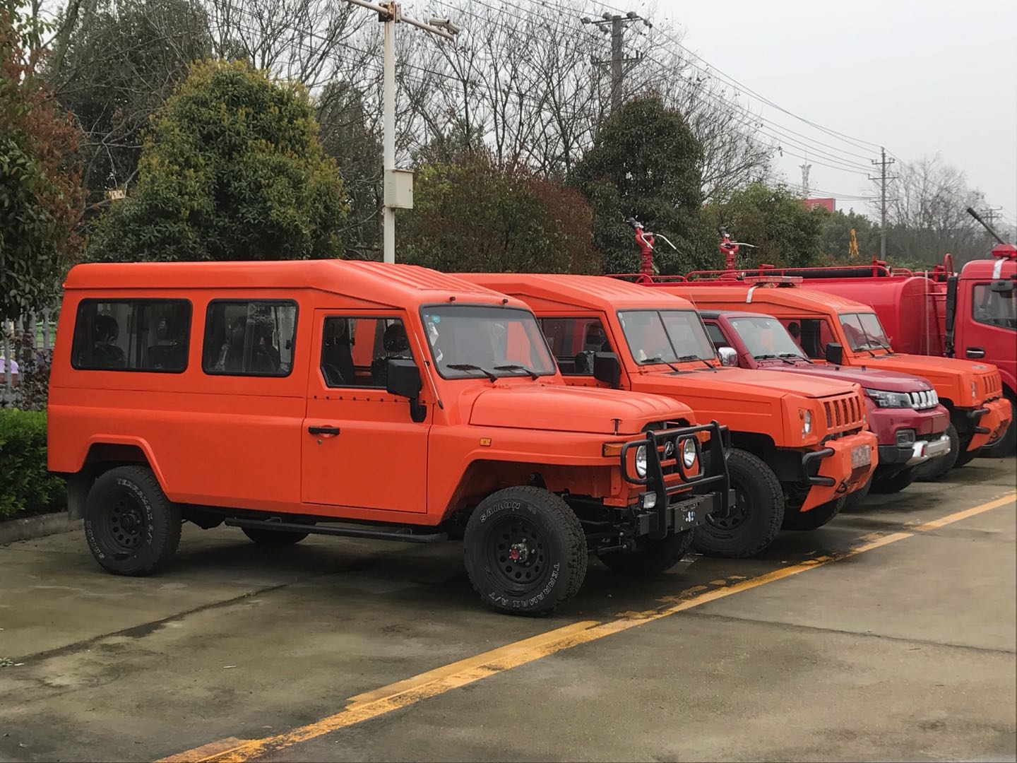 北汽四驅5座森林防火指揮車
